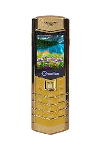 Snexian All-New Bold V1 Modern Premium Design Dual Sim |Keypad Mobile| with 1.8" Display |Attractive Design|Voice Changer|BT Dialer| Call Recording|Long Lasting Battery|FM|Camera|Feature Phone| Gold