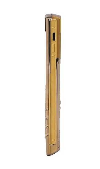 Snexian All-New Bold V1 Modern Premium Design Dual Sim |Keypad Mobile| with 1.8" Display |Attractive Design|Voice Changer|BT Dialer| Call Recording|Long Lasting Battery|FM|Camera|Feature Phone| Gold