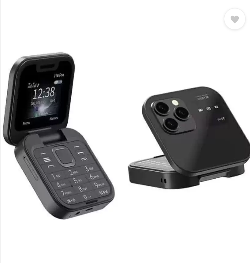 Keypad 18 Rock X Flip Dual Sim Keypad Mobile with 1.8"Display Flip/Fold Call & SMS  (Black)