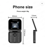 Load image into Gallery viewer, Keypad 18 Rock X Flip Dual Sim Keypad Mobile with 1.8&quot;Display Flip/Fold Call &amp; SMS  (Black)
