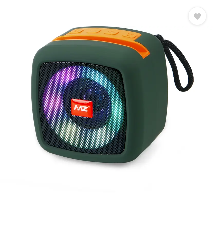 MZ M13VP (PORTABLE BLUETOOTH SPEAKER) Dynamic Thunder Sound Built in Disco Light 5 W Bluetooth Speaker  (Green, Stereo Channel)