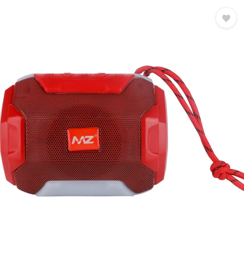 MZ A005 (PORTABLE BLUETOOTH SPEAKER) Dynamic Thunder Sound with High Bass 5 W Bluetooth Speaker  (Red, Stereo Channel)