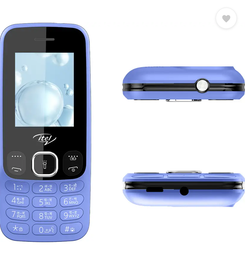 itel it2175 Pro | 2 inch Big Display | 1200 mAh Battery | Kingvoice  (Blue)